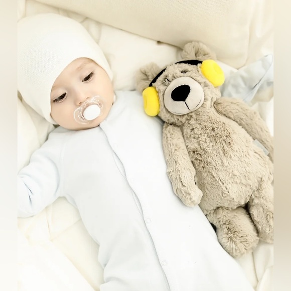 Alex Kate Lulla Bear Sleep Soother White Noise Heartbeat Womb Sound Cry Sensor - Picture 5 of 14